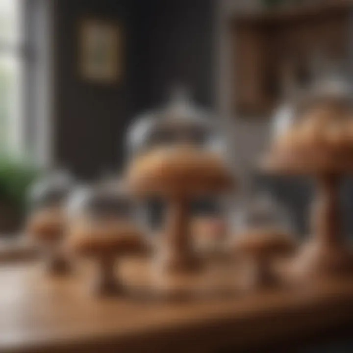 Magnificent Exploring the Elegance of Acacia Wood Cake Stands with Domes