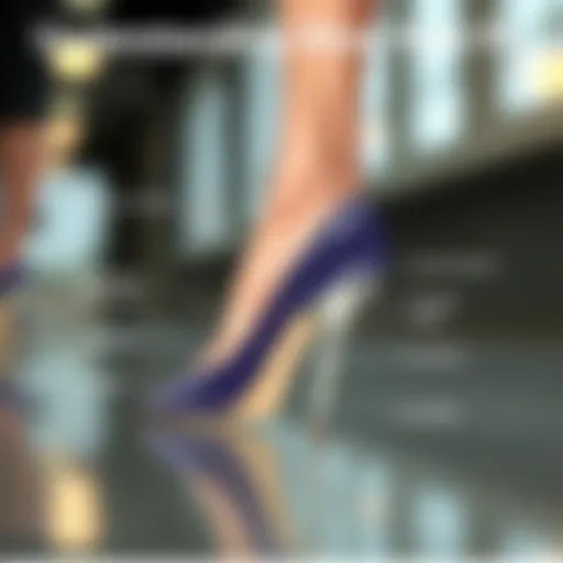 Understanding Shoe Heel Fit Illustration showing the anatomy of shoe heel fit