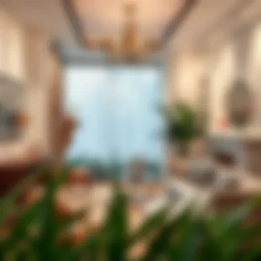 Deer-Themed Elegance in Fashion Spaces Elegant deer-themed accessories enhancing a chic interior