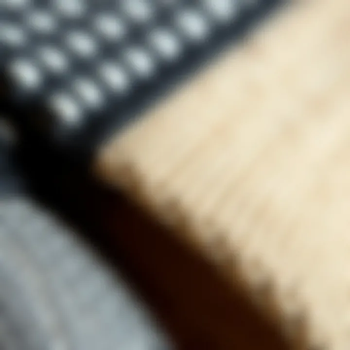 Textures of Bald Cap Materials Close-up of materials used in bald caps, highlighting texture and quality.