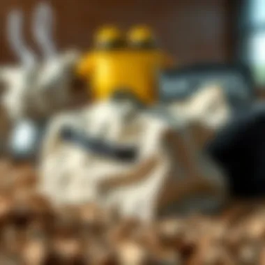 Sustainable materials used for crafting modern booster bags