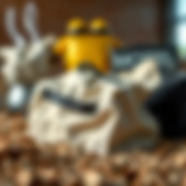 Sustainable materials used for crafting modern booster bags