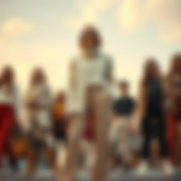 Diverse Styles in Cable Knit Diverse cable knit pants sets showcasing various styles and textures