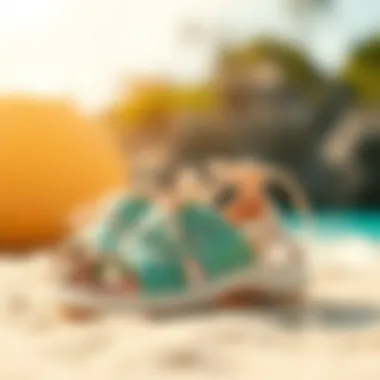 Eco-friendly materials used in closed toe beach footwear