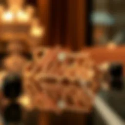 Elegant custom name jewelry showcased on a reflective surface