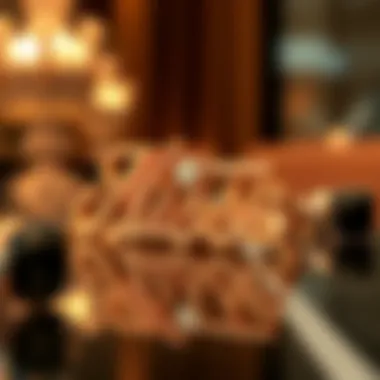 Elegant custom name jewelry showcased on a reflective surface