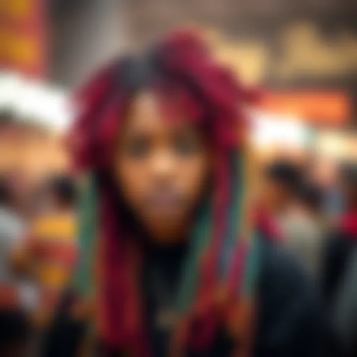 Vibrant Color Variations Vibrant color variations in deep wave twist crochet hair