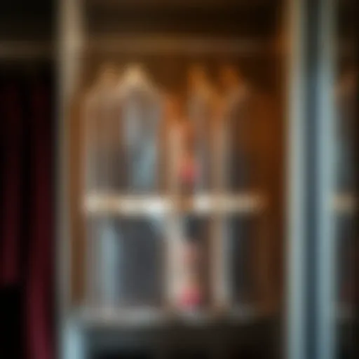 Elegant hanging shoe storage solution