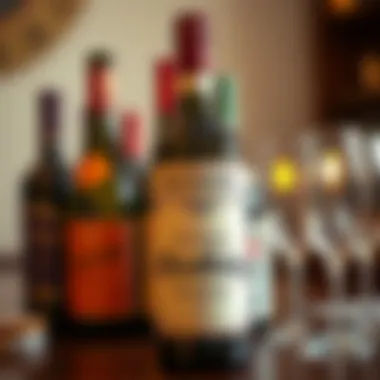 An elegant wine bottle adorned with a comical birthday label