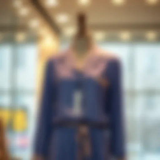 Elegant Collared Pajama Set Elegant collared pajama set displayed on a mannequin