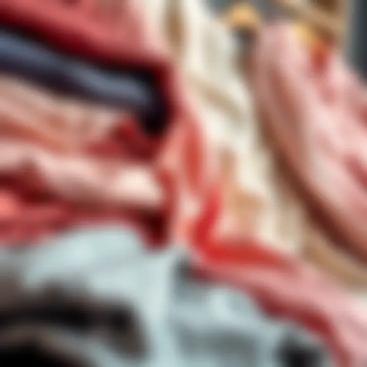 Variety of luxurious fabrics used in pajama sets