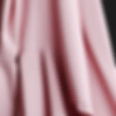 Fabrics in Asymmetrical Hemline Dresses Fabrics used in asymmetrical hemline dresses