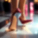 Stylish Clear Insoles Enhancing High Heels Stylish clear insoles in high heels