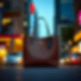 Elegant design showcasing the Coach Reversible City Tote