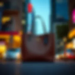 Elegant design showcasing the Coach Reversible City Tote