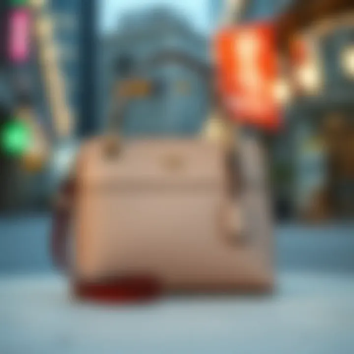 Elegant Design of the Coach Thick Strap Bag The Coach Thick Strap Bag showcasing its elegant design