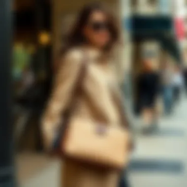 Versatile Styling with the Coach Thick Strap Bag Versatile styling options with the Coach Thick Strap Bag in various settings