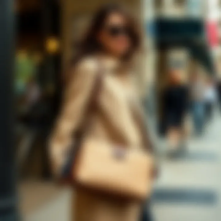 Versatile Styling with the Coach Thick Strap Bag Versatile styling options with the Coach Thick Strap Bag in various settings