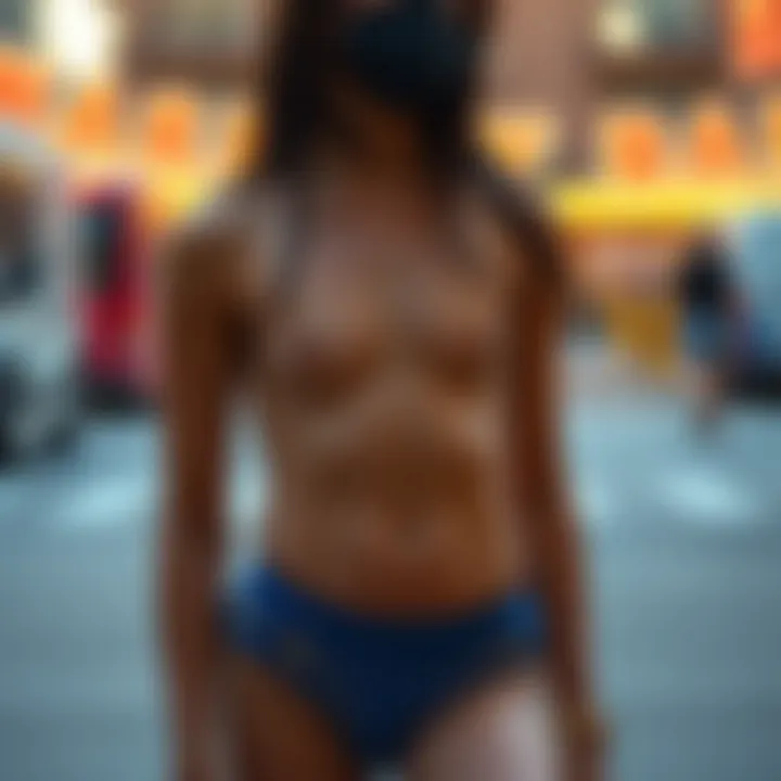 Cultural significance of face underwear represented through fashion