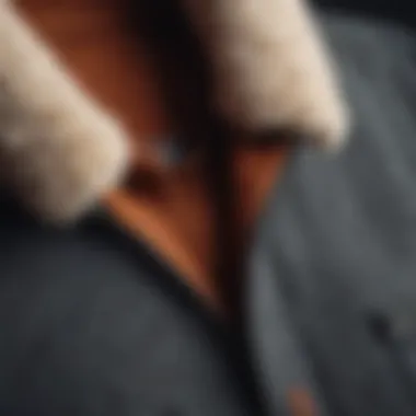 The Luxurious Feel of Fleece Lining Fleece lined thermal shirt showcasing its texture and warmth