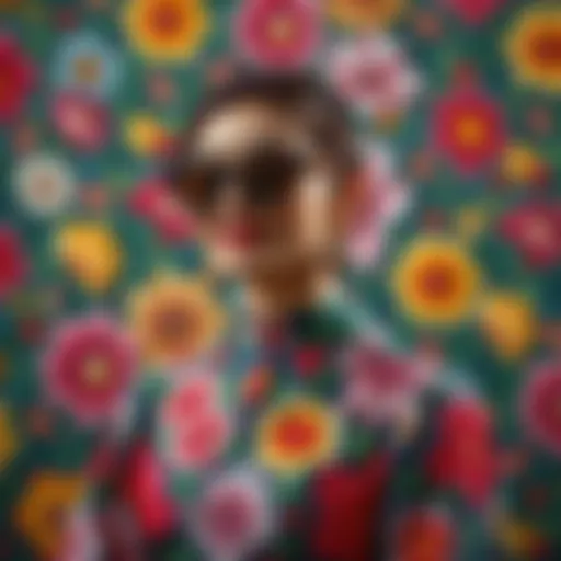 Colorful floral tin patterns showcasing intricate designs