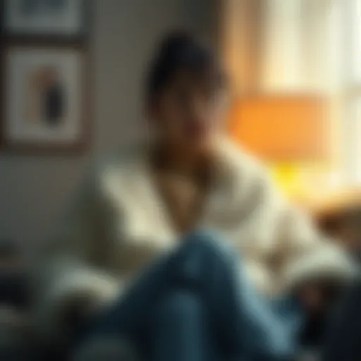 Soft textures showcasing the essence of coziness in fashion