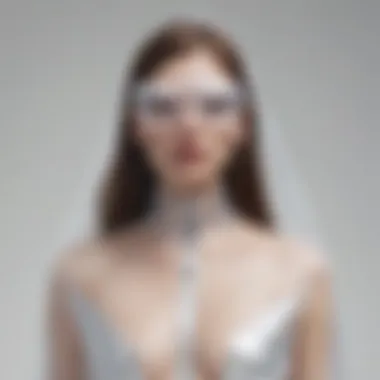 A conceptual art piece reflecting themes of invisibility and identity within the framework of ghost fashion.