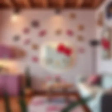 Nostalgic Hello Kitty decor blending with contemporary design
