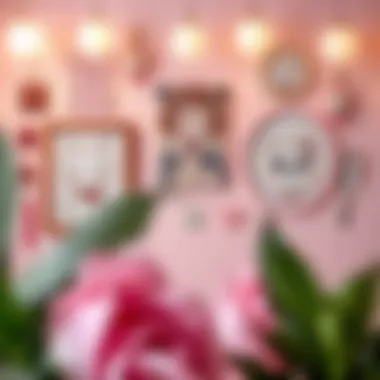 Whimsical Pastel Kawaii Wall Art Charming kawaii wall art featuring pastel colors and whimsical characters