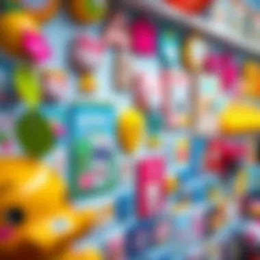 Vibrant Kawaii Wall Decorations A vibrant display of various kawaii wall decorations and art styles