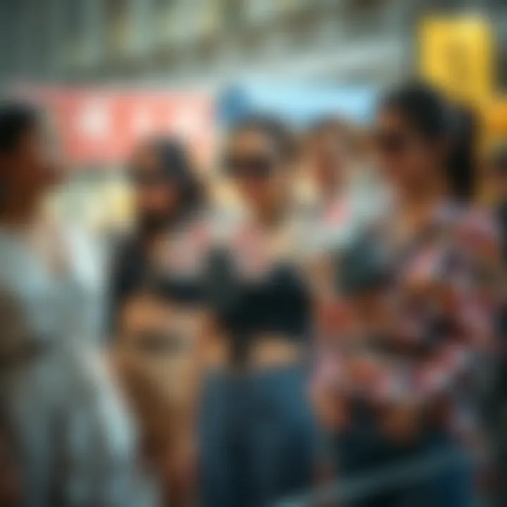 Fashionable Individuals with Waist Fans Group of fashionable individuals enjoying the benefits of waist fans