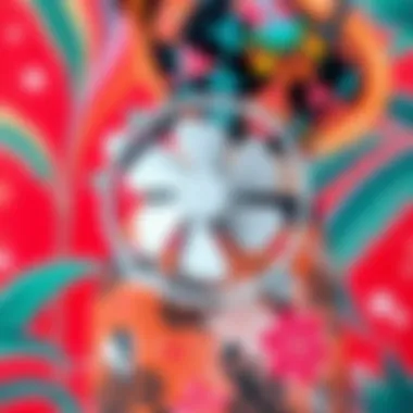 Stylish Personal Waist Fan Stylish personal waist fan showcased on a vibrant background