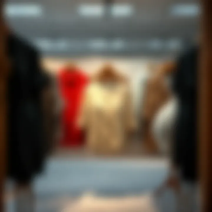 Diverse Collection of Plus Size Suit Blouses Diverse range of plus size suit blouses on display