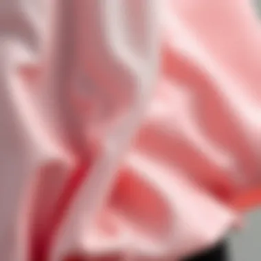 Fabric Texture for Plus Size Blouses Close-up of fabric texture for stylish blouses