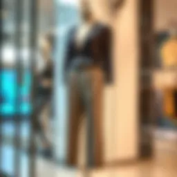 Chic plus size two piece pants set displayed on a mannequin