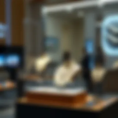 Innovative jewelry display case design that captivates customer attention.