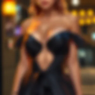 Stylish dress enhanced by push up insert