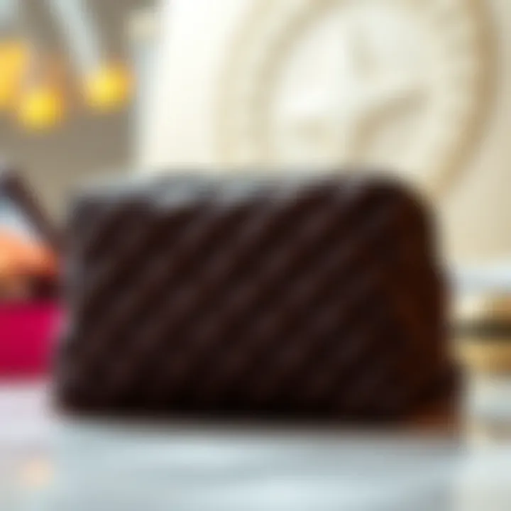 Luxurious Materials in Makeup Pouches Luxurious materials used in quilted makeup pouches