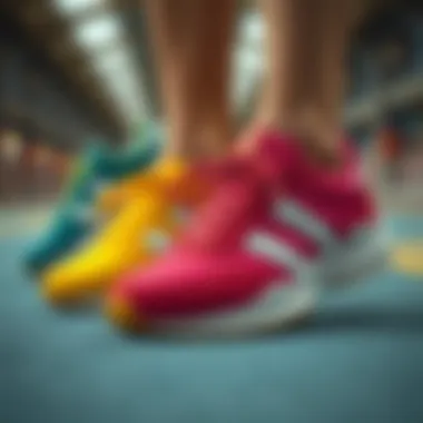 Comparison of round toe athletic shoes with other styles