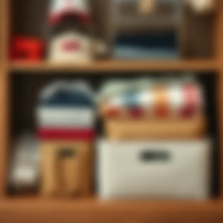 Diverse Materials for Stylish Storage Solutions Variety of stackable organizers showcasing different materials