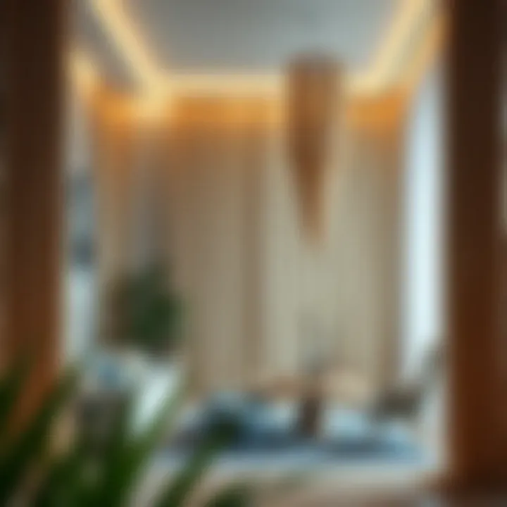 Modern applications of tassel tapestries in contemporary interior design