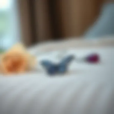 A serene setting featuring a butterfly ashes necklace resting on a soft surface, symbolizing remembrance and connection.