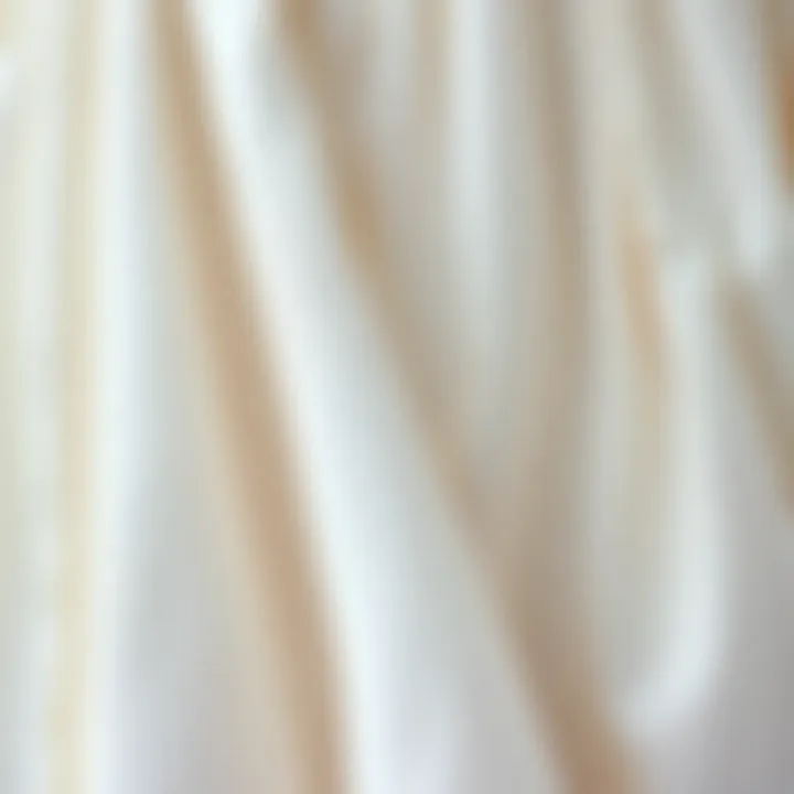 Close-up of the fabric texture of the Chicos white skirt highlighting quality craftsmanship