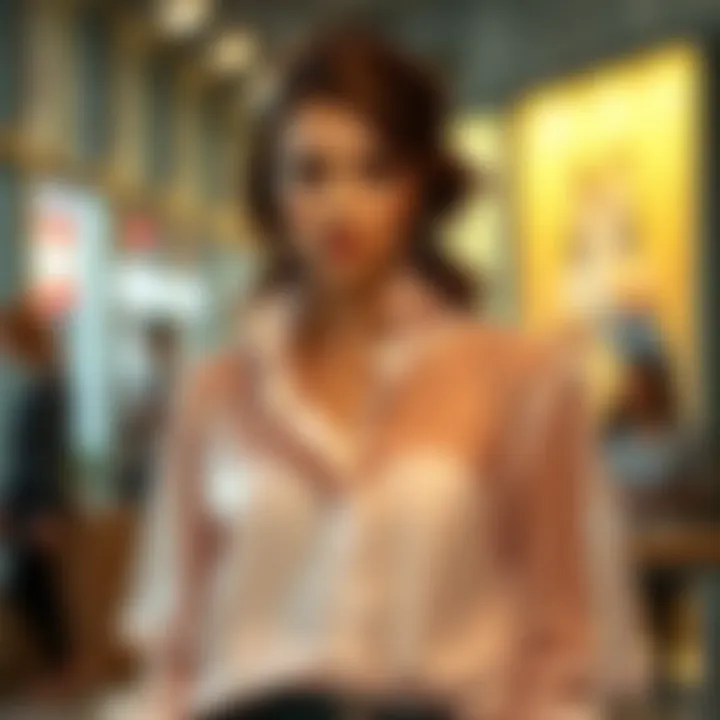 Fashion-forward sheer fabric choices in modern apparel