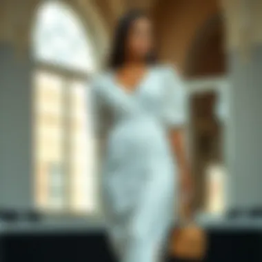 Styling tips for diverse body types wearing a white dress