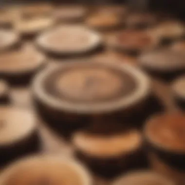 Innovative DIY Projects with Rustic Wood Rounds DIY projects using rustic wood rounds in modern design