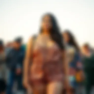 Different fabric textures of curvy rompers