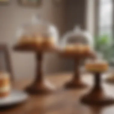 Exploring the Elegance of Acacia Wood Cake Stands with Domes Summary