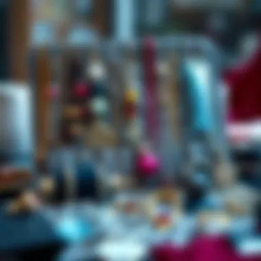 Organized collection of accessories in a jewelry holder bag