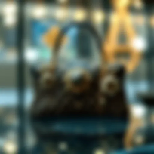 Stylish jewelry holder bag with intricate design